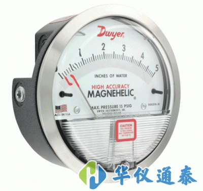 美國Dwyer MAGNEHELIC 2000系列差壓表