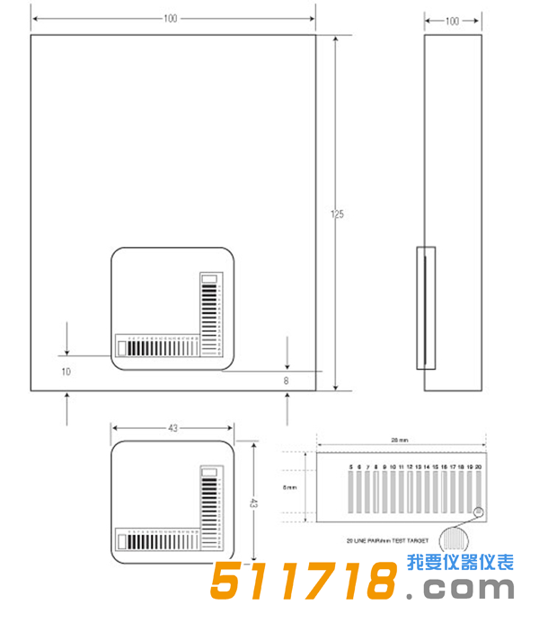 美國(guó)CIRS 016A單次曝光高對(duì)比度分辨率模體2.png