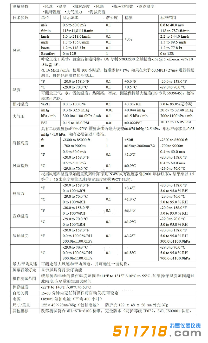 美國NK3500(Kestrel 3500)風(fēng)速氣象儀技術(shù)參數(shù).png